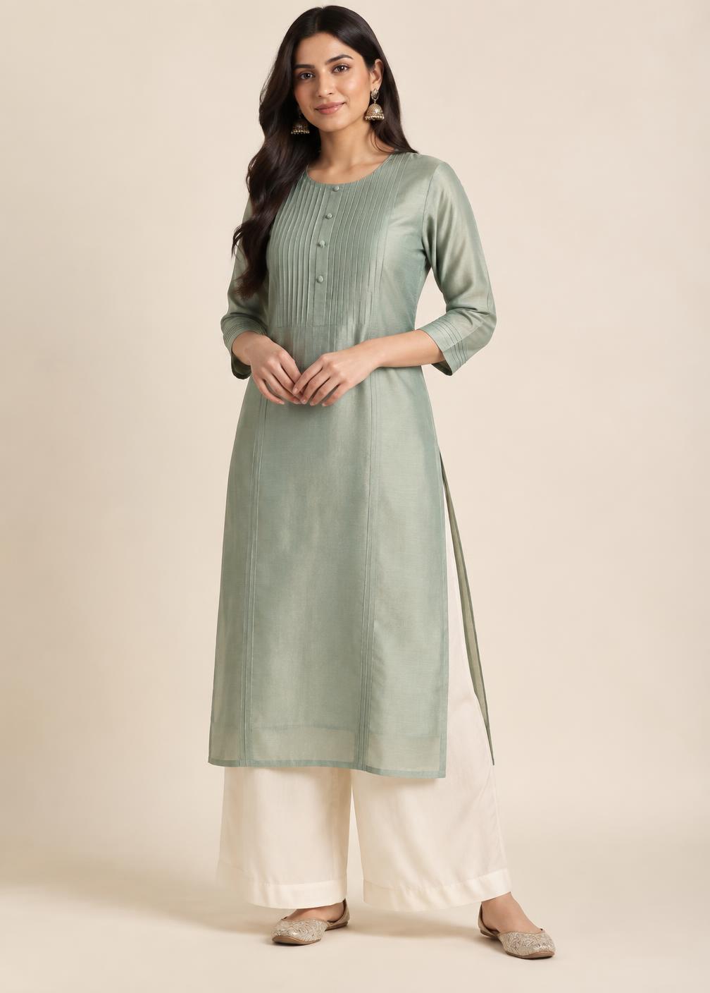 Tara Chanderi Kurti